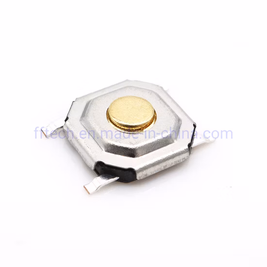 Tipo di spinta verticale di migliore qualità 5.2x5.2mm 6x6mm Interruttore a spinta momentaneo Interruttore tattile SMD a montaggio superficiale Microinterruttore Interruttore tattile